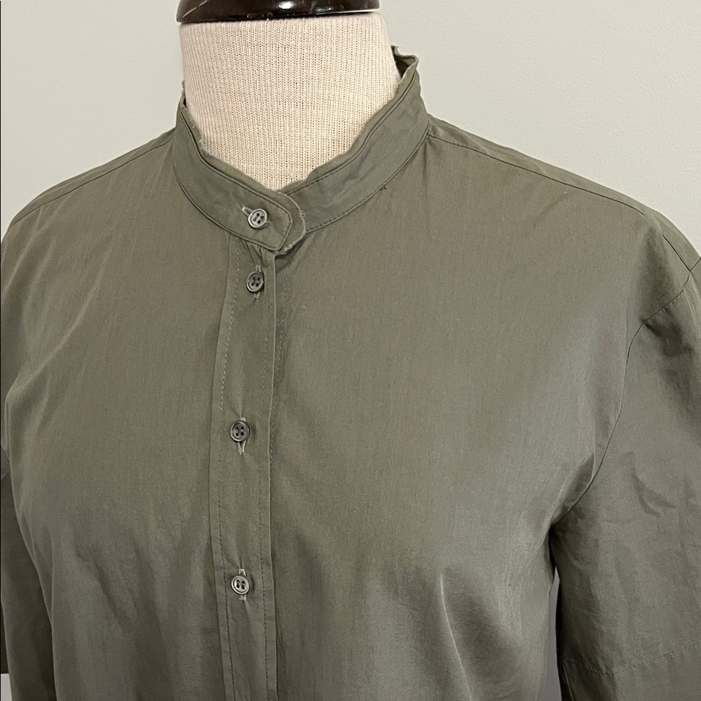 Jil Sander Mandarin Collar Button Down Shirt - image 2